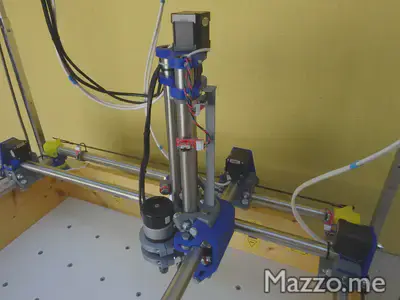 Z axis with upper and lower limit switches.