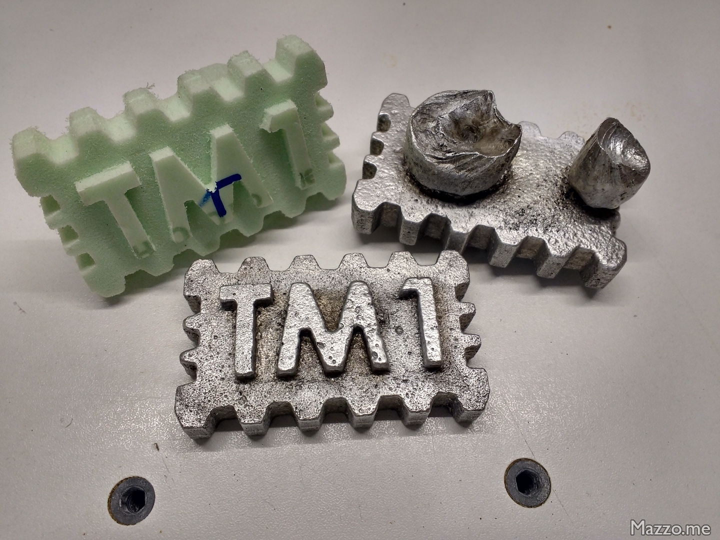 Model and final result. Model and final result