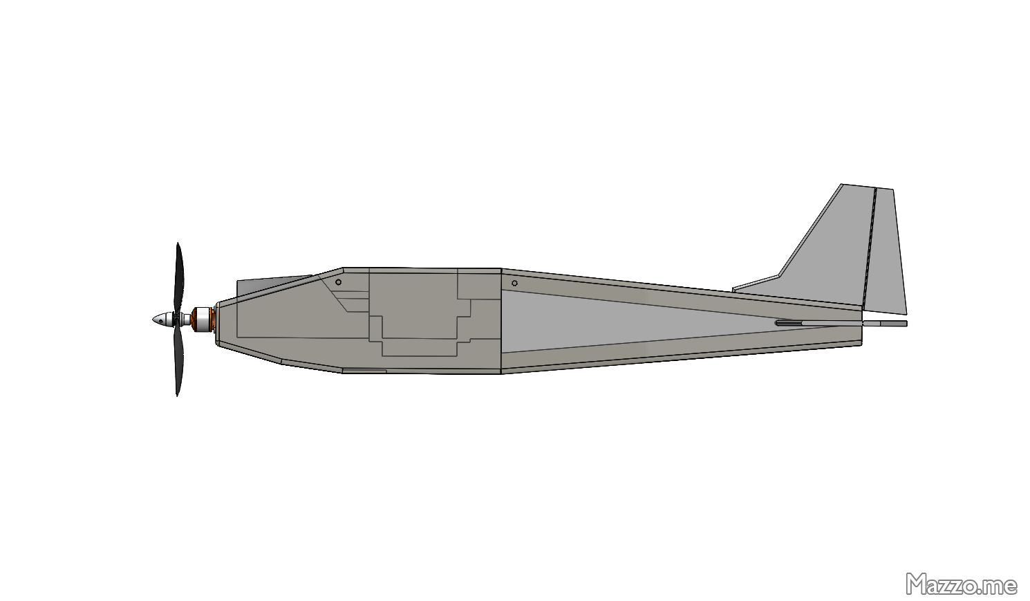 Fuselage CAD model. Fuselage CAD model