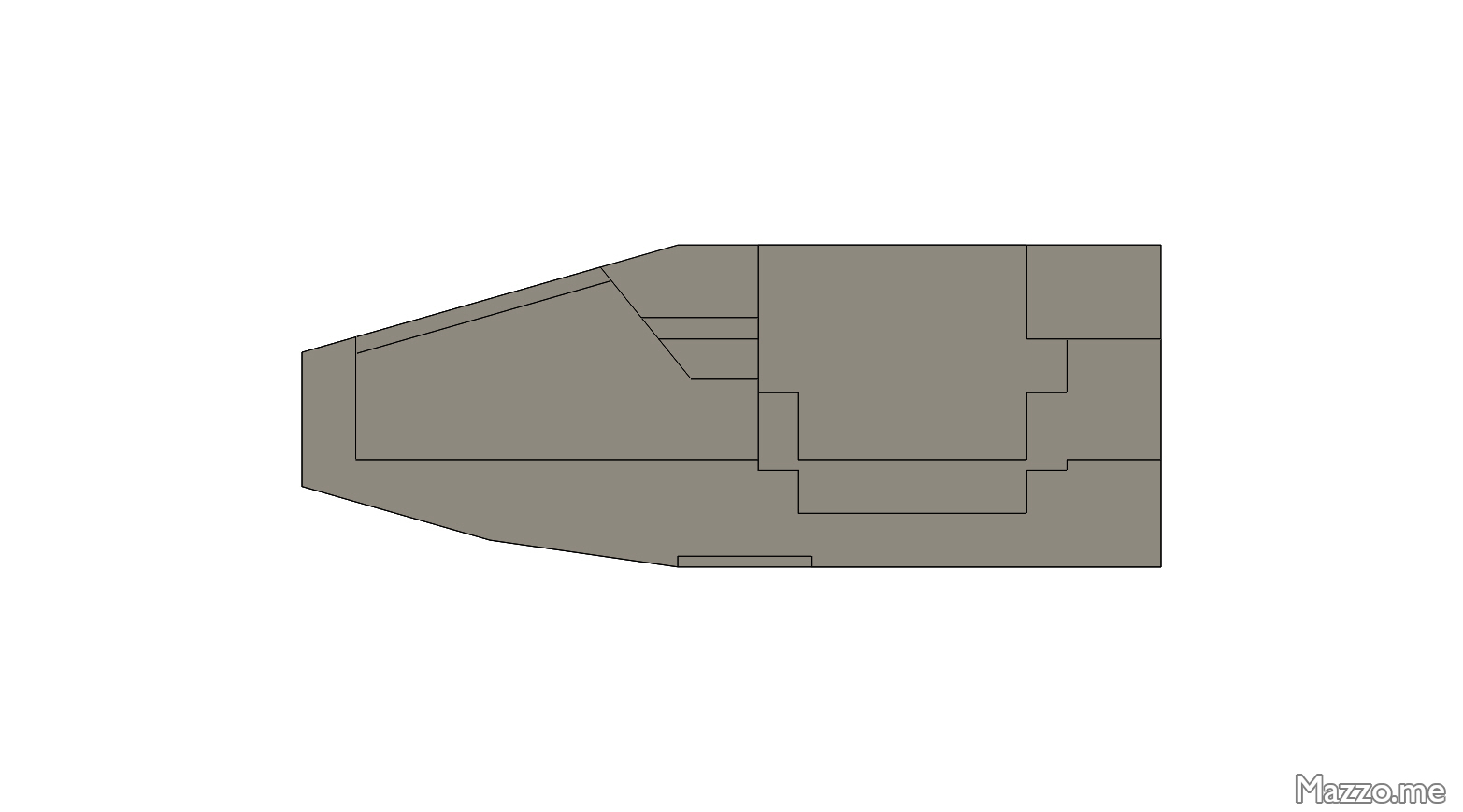 Internal fuselage CAD model. Internal fuselage CAD model